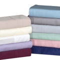Luxuriously Soft 100% Viscose Derived From Bamboo 5 Piece Sheet Setoeko Tex Certified, Split King Seaglass Light Green Bamboo