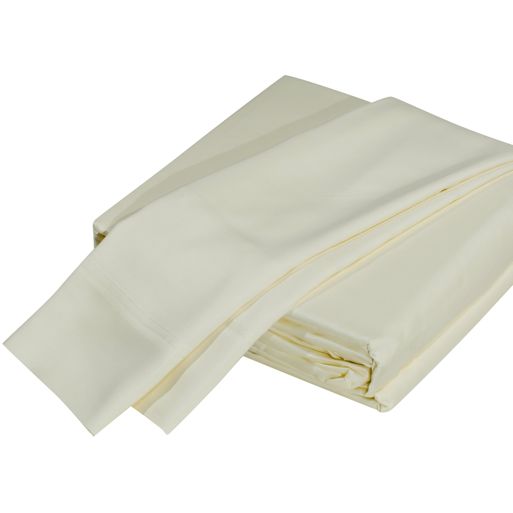 Luxuriously Soft 100% Viscose Derived From Bamboo 3 Piece Sheet Setoeko Tex Certified, Twin Cr Me Cream Bamboo