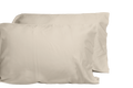 Luxuriously Soft 100% Viscose Derived From Bamboo 4 Piece Sheet Setoeko Tex Certified, Full Linen Light Khaki Beige Bamboo