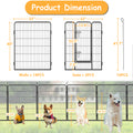 Dog Playpen Outdoor, 16 Panels Dog Pen 40