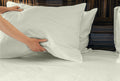 Luxurious Viscose From 100% Bamboo 2 Piece Pillowcase Setoeko Tex Certified, Queen Creme Cream Bamboo