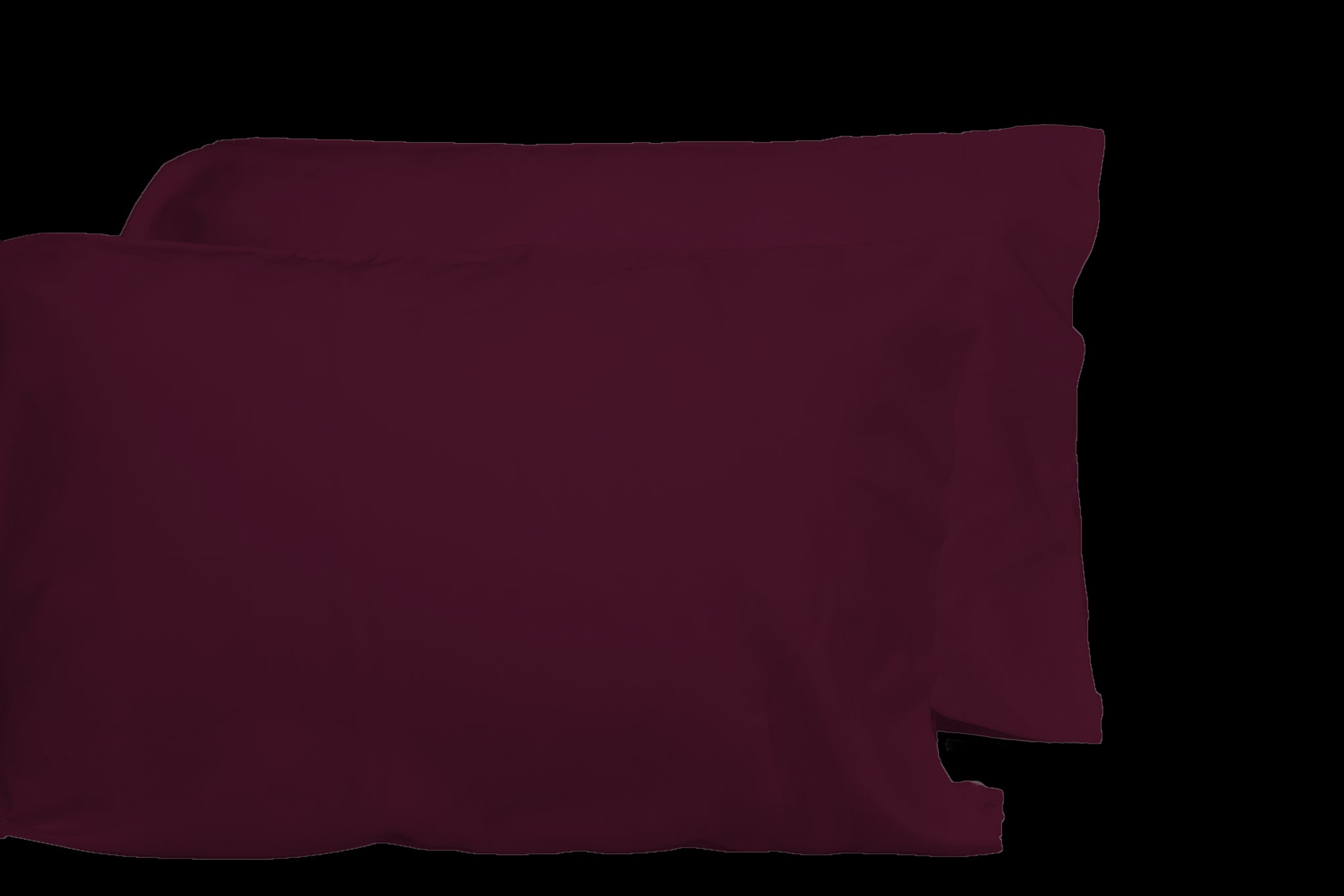 Luxurious Viscose From 100% Bamboo 2 Piece Pillowcase Setoeko Tex Certified, King Merlot Burgundy Bamboo