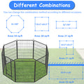 Heavy Duty Dog Pens Outdoor Dog Fence Dog Playpen For Large Dogs, 40