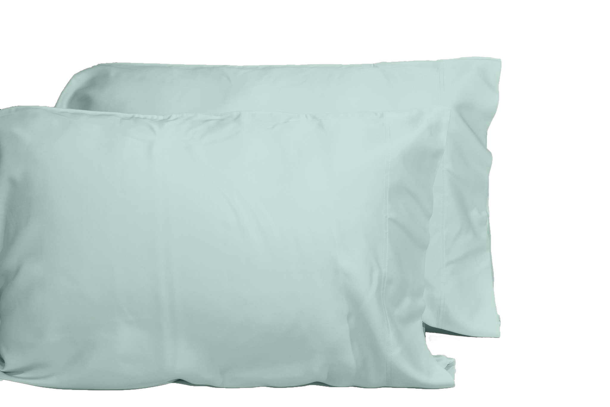 Luxurious Viscose From 100% Bamboo 2 Piece Pillowcase Setoeko Tex Certified, King Seaglass Light Green Bamboo