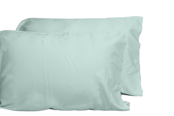 Luxurious Viscose From 100% Bamboo 2 Piece Pillowcase Setoeko Tex Certified, King Seaglass Light Green Bamboo