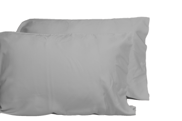 Luxurious Viscose From 100% Bamboo 2 Piece Pillowcase Setoeko Tex Certified, King Silver Grey Silver Grey Bamboo