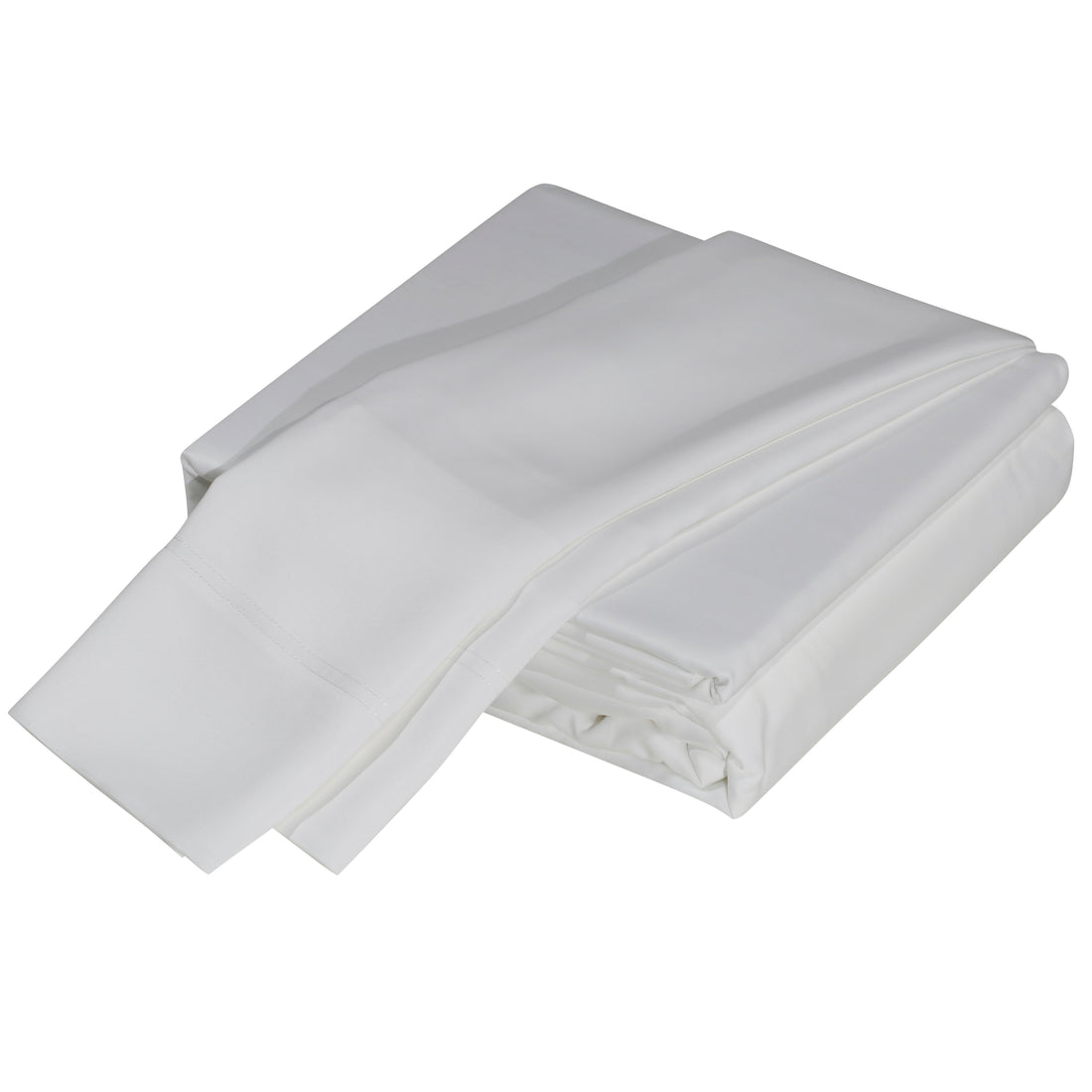 Luxuriously Soft 100% Viscose Derived From Bamboo 4 Piece Sheet Setoeko Tex Certified, Queen White White Bamboo