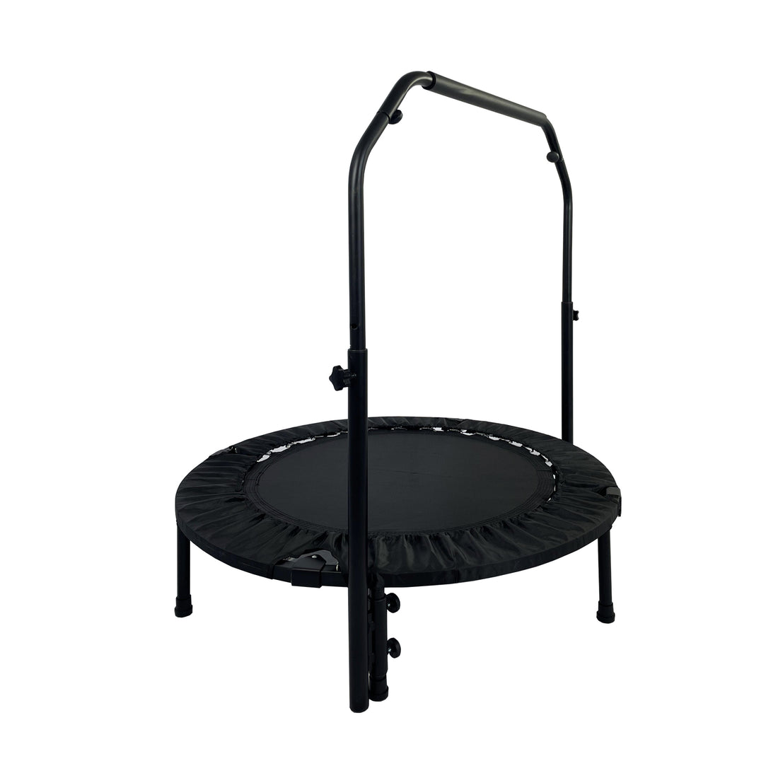 40 Inch Mini Exercise Trampoline For Adults Or Kids Black Steel