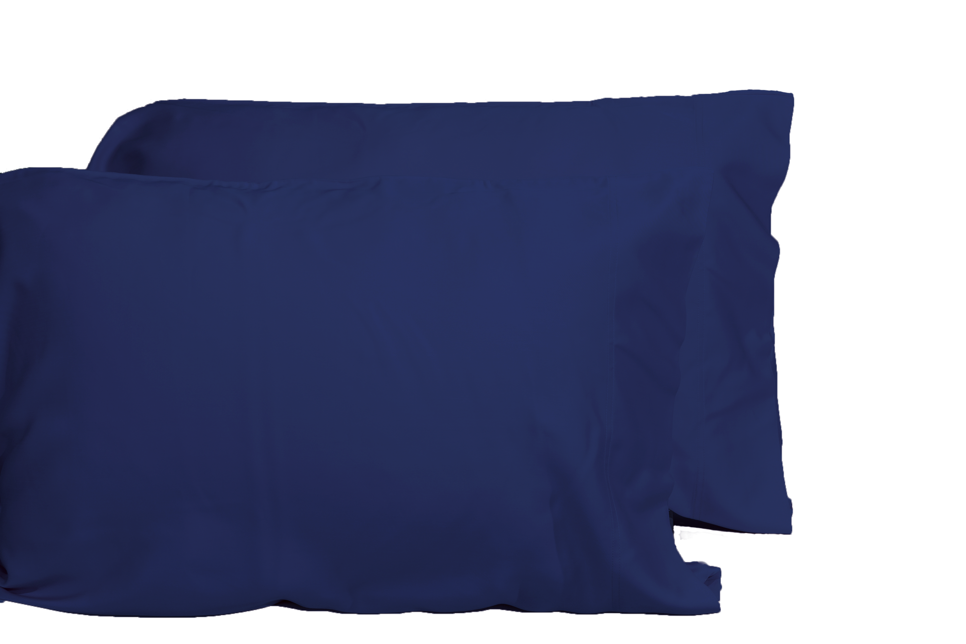 Luxurious Viscose From 100% Bamboo 2 Piece Pillowcase Setoeko Tex Certified, King Indigo Dark Blue Bamboo