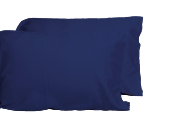 Luxurious Viscose From 100% Bamboo 2 Piece Pillowcase Setoeko Tex Certified, King Indigo Dark Blue Bamboo