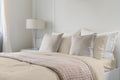 Luxuriously Soft 100% Viscose Derived From Bamboo 4 Piece Sheet Setoeko Tex Certified, Full Linen Light Khaki Beige Bamboo
