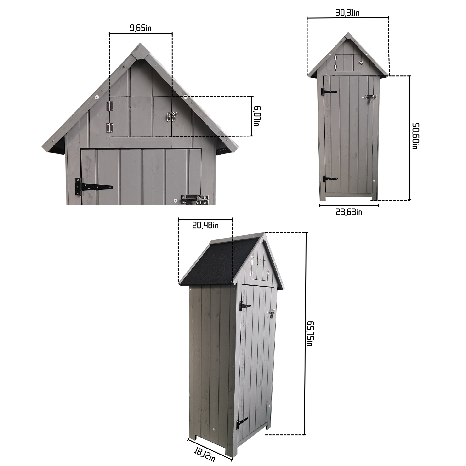 Xwt007 Outdoor Storage, Perfect To Store Patio Furniture, For Backyard Garden Patio Lawnnatural Color 30.31"X 20.48"X 65.75" Natural Solid Wood