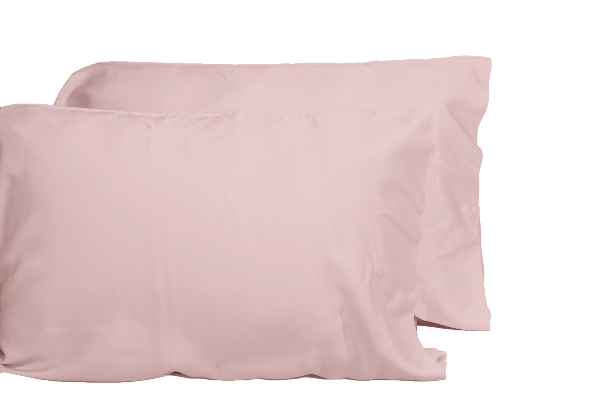 Luxurious Viscose From 100% Bamboo 2 Piece Pillowcase Setoeko Tex Certified, King Pale Rose Rose Bamboo