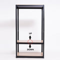 Heavy Duty Clothing Garment Rack, Freestanding Clothing Rack, Portable Closet Wardrobe With 1 Adjustable Wire Shelves 1 Clothe Rod For Hanging Clothes, Black Black Metal