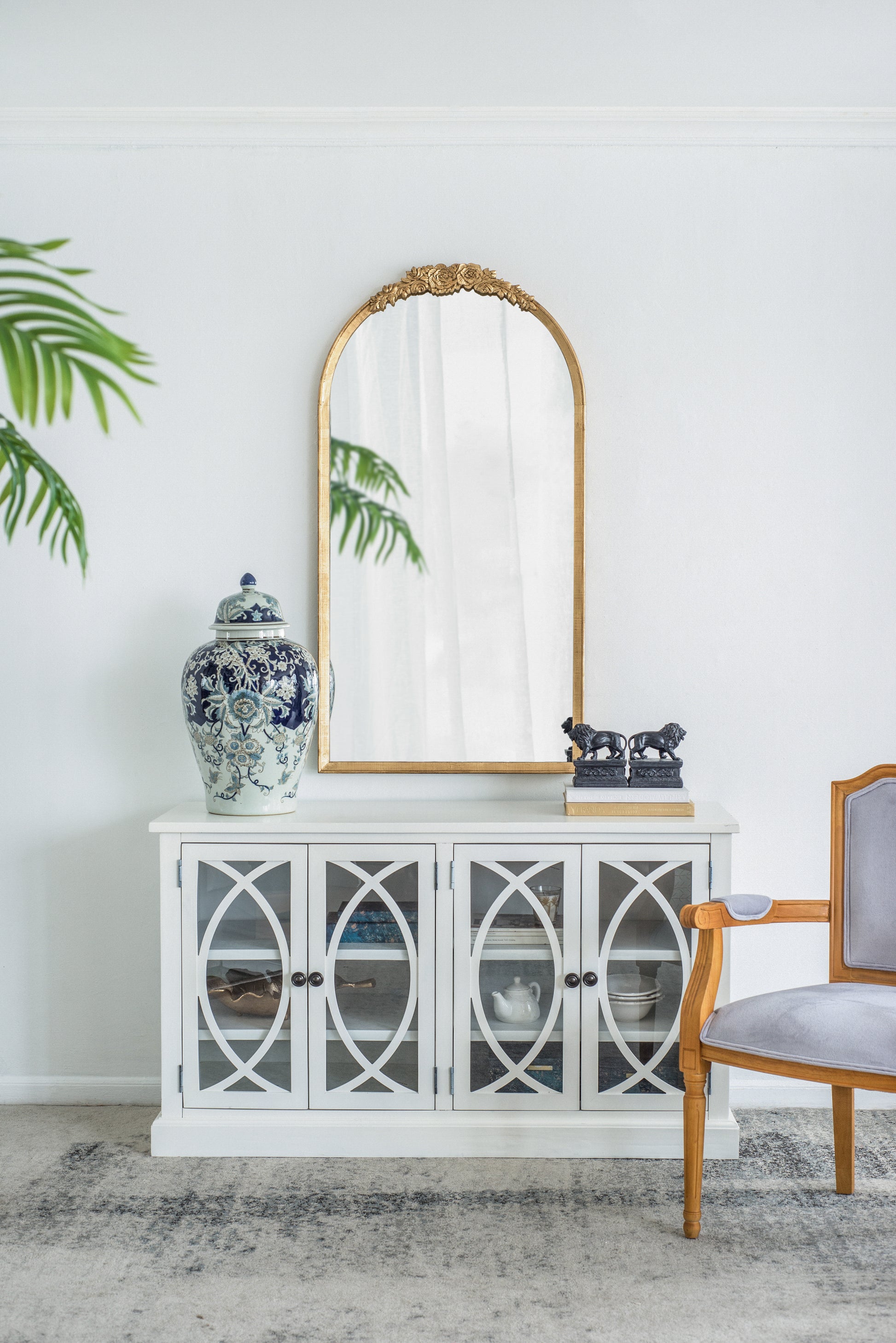 28"X53" Wood Floor Mirror, Full Body Mirror Dressing Make Up Mirror For Bathroom Bedroom Living Room Gold Wood Glass