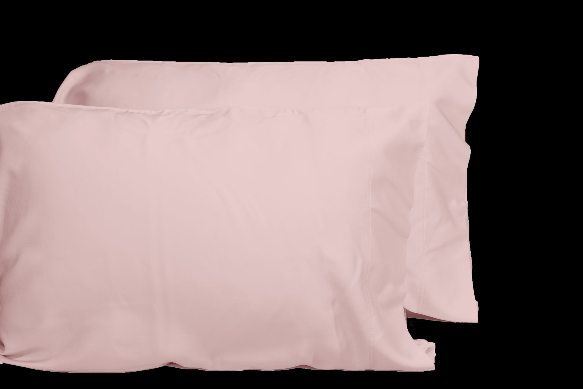 Luxurious Viscose From 100% Bamboo 2 Piece Pillowcase Setoeko Tex Certified, Queen Pale Rose Rose Bamboo