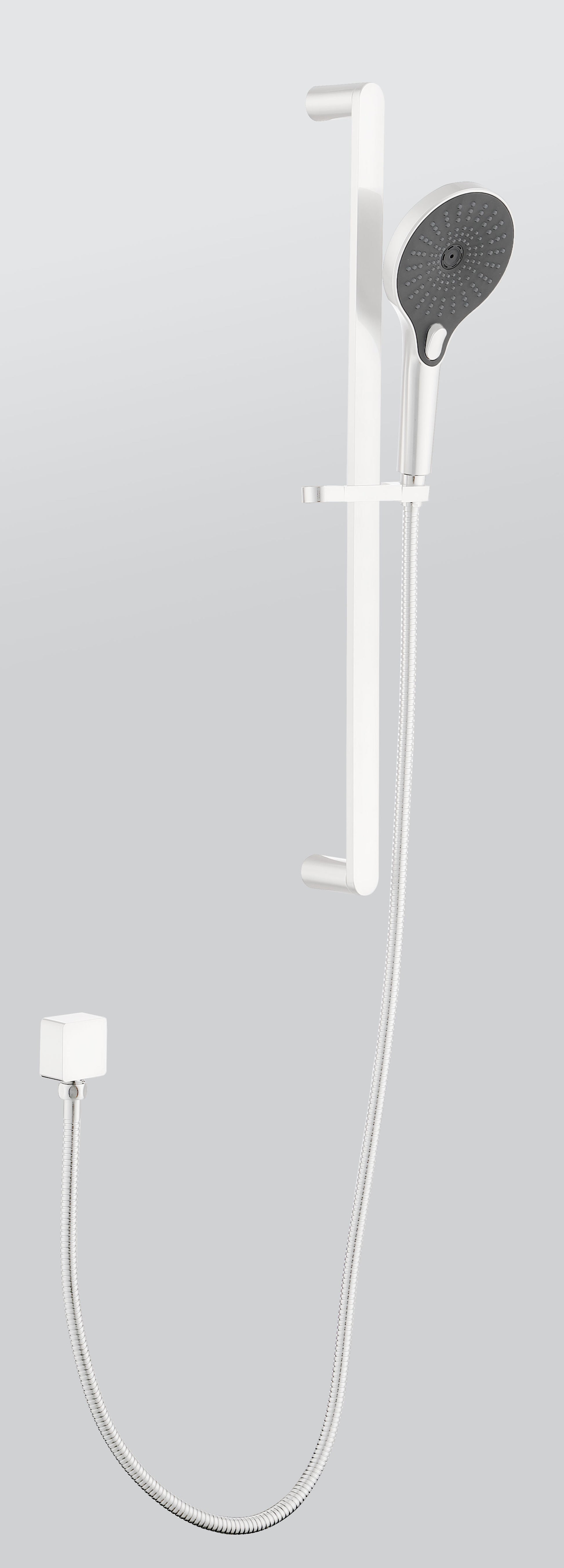 Eco Performance Handheld Shower With 28 Inch Slide Bar And 59 Inch Hose White Stainless Steel