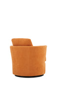 Swivel Barrel Chair, Comfy Round Accent Sofa Chair For Living Room, 360 Degree Swivel Barrel Club Chair, Leisure Arm Chair For Nursery, Hotel, Bedroom, Office, Lounge Yellow Yellow Primary Living Space Modern Foam Polyester