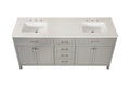 Vanity Sink Combo Featuring A Marble Countertop, Bathroom Sink Cabinet, And Home Decor Bathroom Vanities Fully Assembled Grey 72 Inch Vanity With Sink 23V03 72Gr Grey Wood Solid Wood