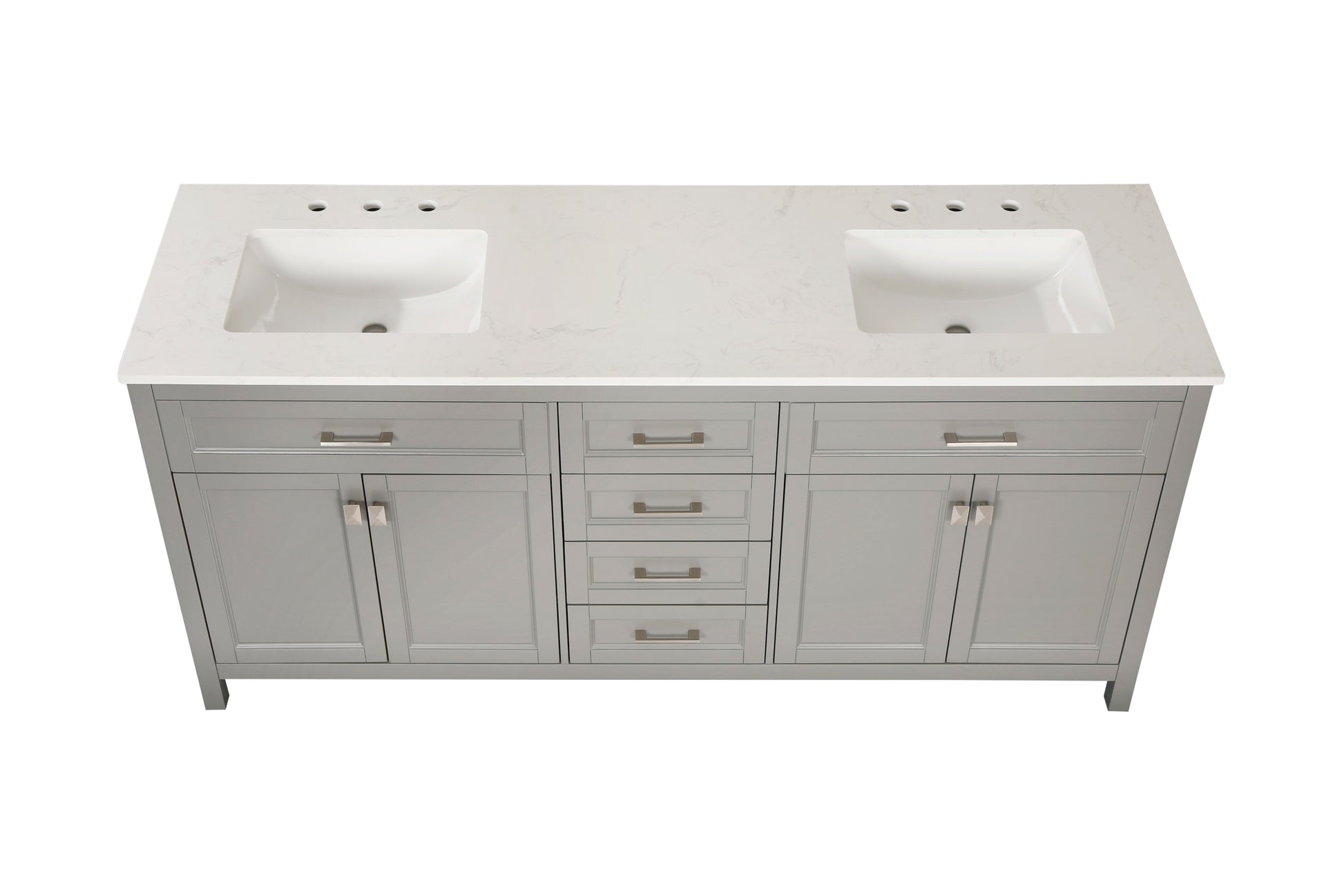 Vanity Sink Combo Featuring A Marble Countertop, Bathroom Sink Cabinet, And Home Decor Bathroom Vanities Fully Assembled Grey 72 Inch Vanity With Sink 23V03 72Gr Grey Wood Solid Wood