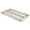 Metal Frame Daybed With Trundle Bronze Metal