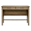 Occasional Table With 2 Drawers Reclaimed Natural Wood