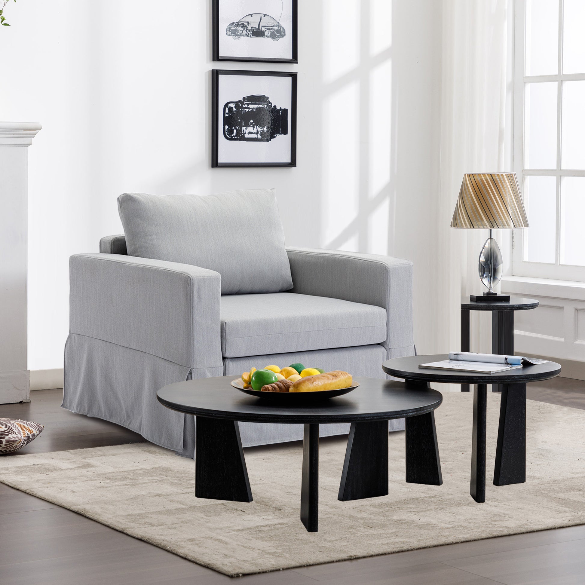 Single Seat Module Sofa Sectional Couch Seat Cushion And Back Cushion Removable And Washable,Light Grey Light Grey Wood Primary Living Space Soft Cushion Back Modern Rubberwood Square Arms Foam Linen 1 Seat