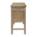 Occasional Table With 2 Drawers Reclaimed Natural Wood