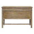 Occasional Table With 2 Drawers Reclaimed Natural Wood