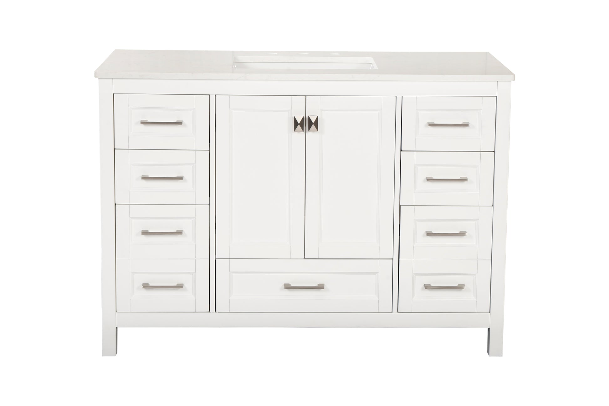 Vanity Sink Combo Featuring A Marble Countertop, Bathroom Sink Cabinet, And Home Decor Bathroom Vanities Fully Assembled White 48 Inch Vanity With Sink 23V03 48Wh White Wood Solid Wood