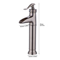 Modern Contemporary Black Bathroom Ceramic Hot Cold Water Mixer Tap Black Faucet Mixer Basin Faucet,Metered Faucets Bathroom Handleless Elongated One Brushed Nickel Side Sprayer Deck Mounted Cartridge Valve Single Hole Faucets Nickel Classic 1 Hole