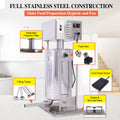 Electric Sausage Filler 20L Sausage Maker Stainless Steel Sausage Stuffer 110V 250W Sausage Ssteel Stuffing Tubestuffer Silver Stainless Steel