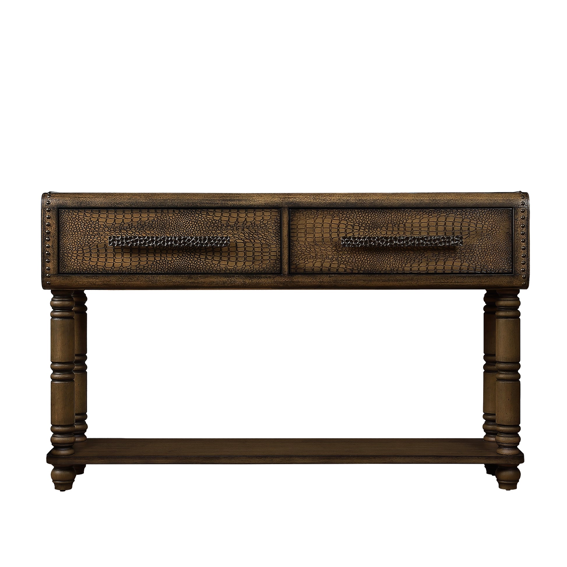 Light Luxury Retro Sofa Table With Outlets, 54 Inch Pine Wood Console Table With 2 Power Outlets And 2 Usb Ports For Entryway Hallway Living Room With Solid Wood Legs Antique Yellow Antique Yellow Built In Outlets Or Usb Primary Living Space American