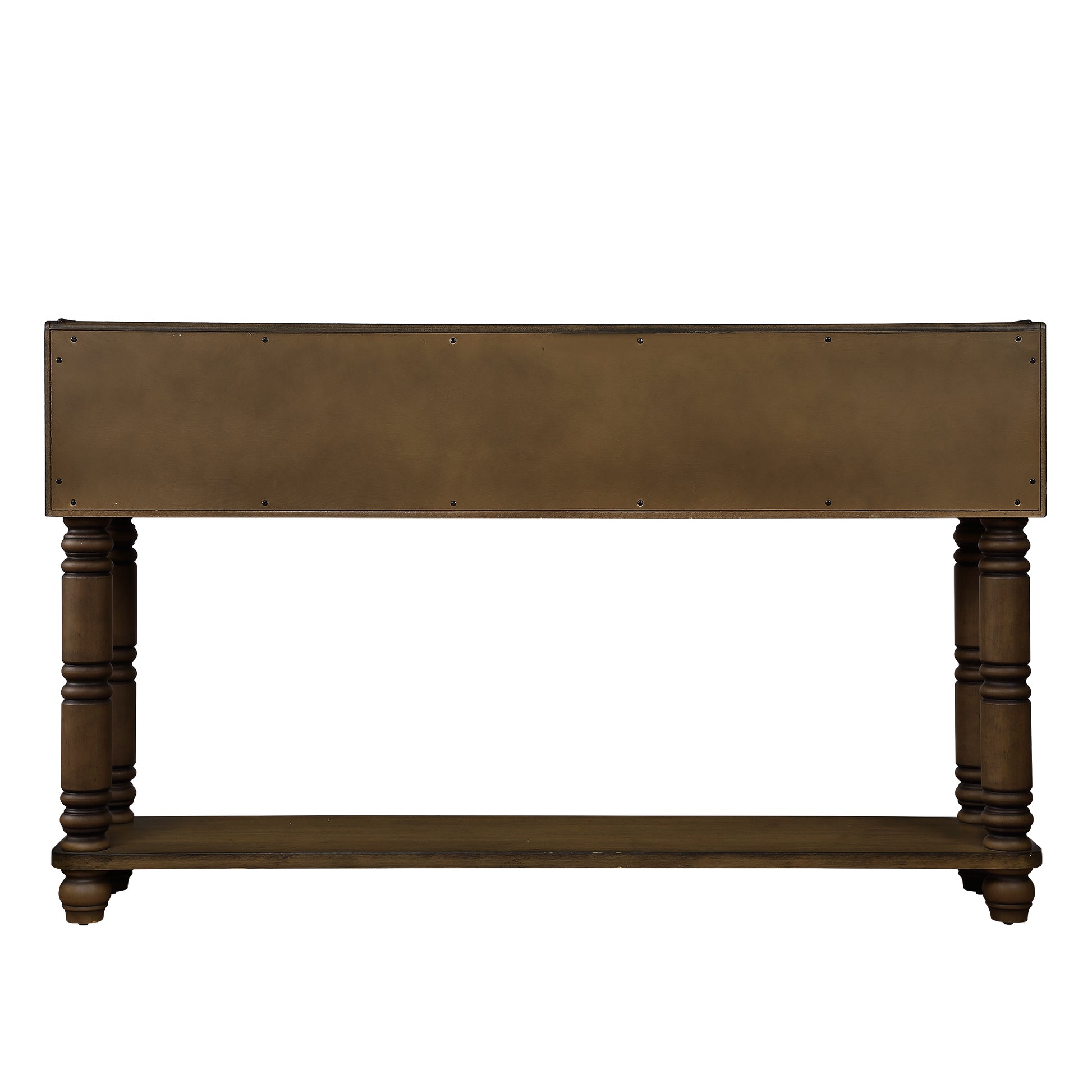 Light Luxury Retro Sofa Table With Outlets, 54 Inch Pine Wood Console Table With 2 Power Outlets And 2 Usb Ports For Entryway Hallway Living Room With Solid Wood Legs Antique Yellow Antique Yellow Built In Outlets Or Usb Primary Living Space American