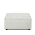 L Shape Modular Sectional Sofa, Diy Combination, Chenille White Chenille Wood Tight Back Eucalyptus Square Arms Foam Chenille 4 Seat