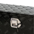 39 Inch Aluminum Truck Tool Long Box, Gas Strut, Truck Bed Tool Box With Side Handle ,Lock And 2 Ke, Tool Storage Box For Truck,Trailer,Pickup 38.8