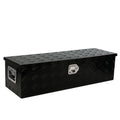 39 Inch Aluminum Truck Tool Long Box, Gas Strut, Truck Bed Tool Box With Side Handle ,Lock And 2 Ke, Tool Storage Box For Truck,Trailer,Pickup 38.8