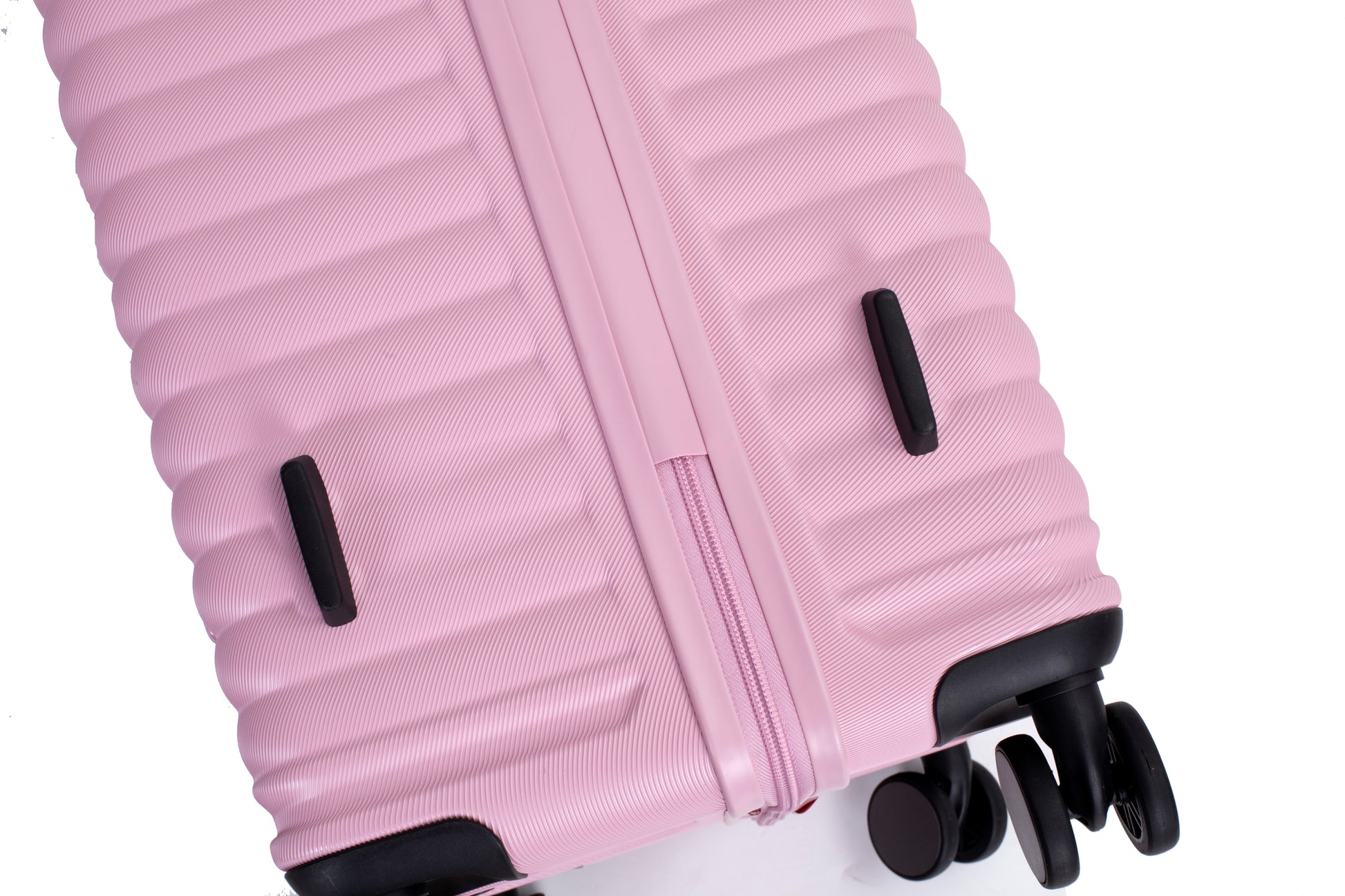 3 Piece Luggage Sets Pc Abs Lightweight Suitcase With Two Hooks, 360 Double Spinner Wheels, Tsa Lock, 21 25 29 Pink Pink Abs Pc