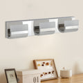 Bathroom Vanity Lighting 3 Light Led Vanity Lights Over Mirror Bath Wall Lighting Chrome Modern Acrylic Stainless Steel