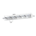 Same As W1340110610 L2016 Modern 6 Light Chrome Led Vanity Mirror Light Fixture For Bathrooms And Makeup Tables Chrome Acrylic,Stainless Steel