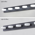 Led Modern Black 5 Light Vanity Lights Fixtures Over Mirror Bath Wall Lighting Black Modern Acrylic Iron