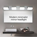 Same As W1340110600 L2012 Modern Bathroom Vanity Lighting 4 Light Led Vanity Lights Over Mirror Bath Wall Lighting Chrome Acrylic,Stainless Steel