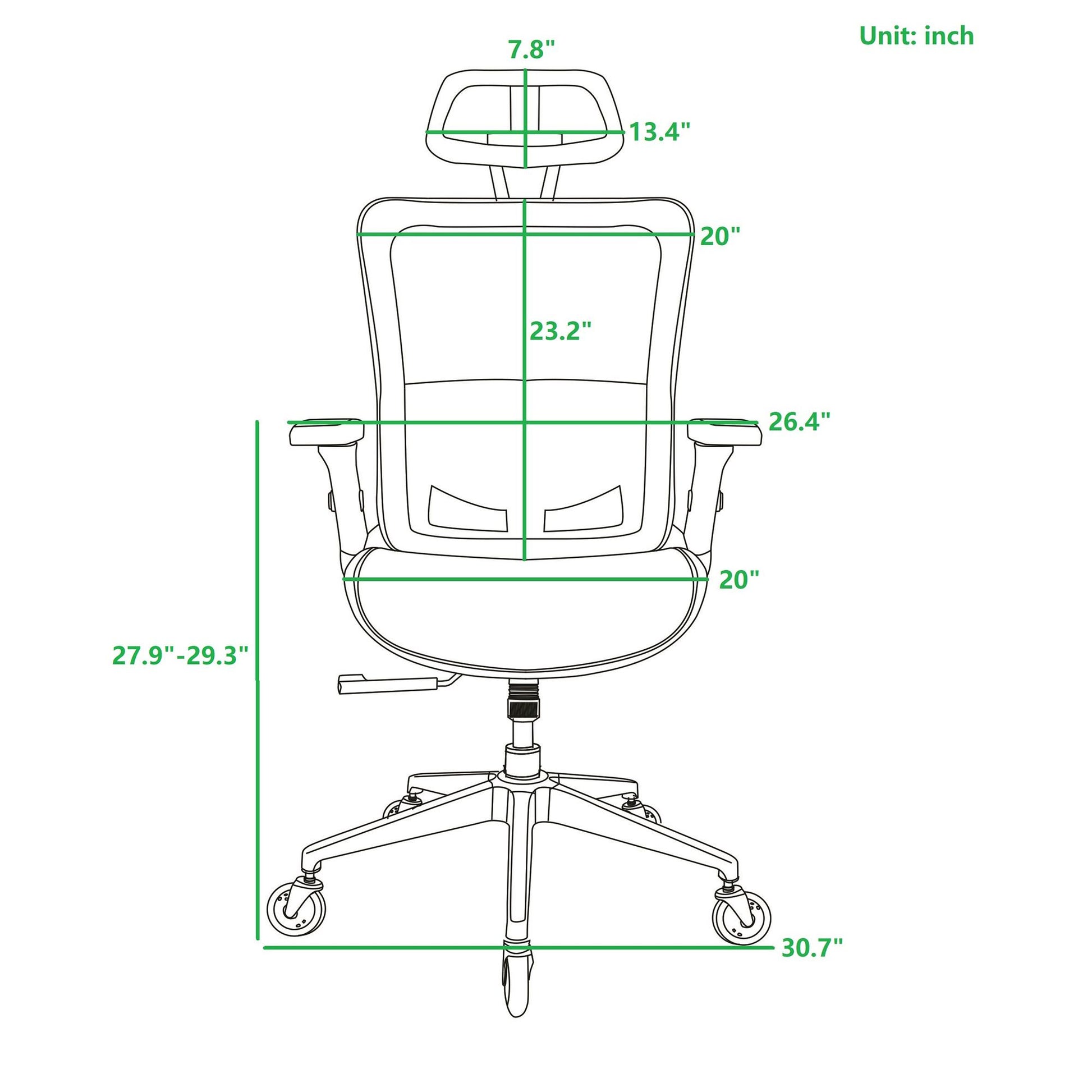 White Ergonomic Mesh Office Chair, High Back Adjustable Headrest With Flip Up Arms, Tilt And Lock Function, Lumbar Support And Blade Wheels, Kd Chrome Metal Legs White Office American Design Office Chairs Foam Plastic