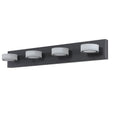 Same As W1340110592 L2008 Led Modern Black 4 Light Vanity Lights Fixtures Over Mirror Bath Wall Lighting Black Acrylic,Iron