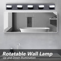 Same As W1340110593 L2009 Led Modern Black 5 Light Vanity Lights Fixtures Over Mirror Bath Wall Lighting Black Acrylic,Iron