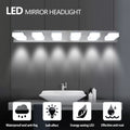 Same As W1340P206831 L002006 W6C Modern 6 Light Chrome Led Vanity Mirror Light Fixture For Bathrooms And Makeup Tables Chrome Modern Acrylic Stainless Steel