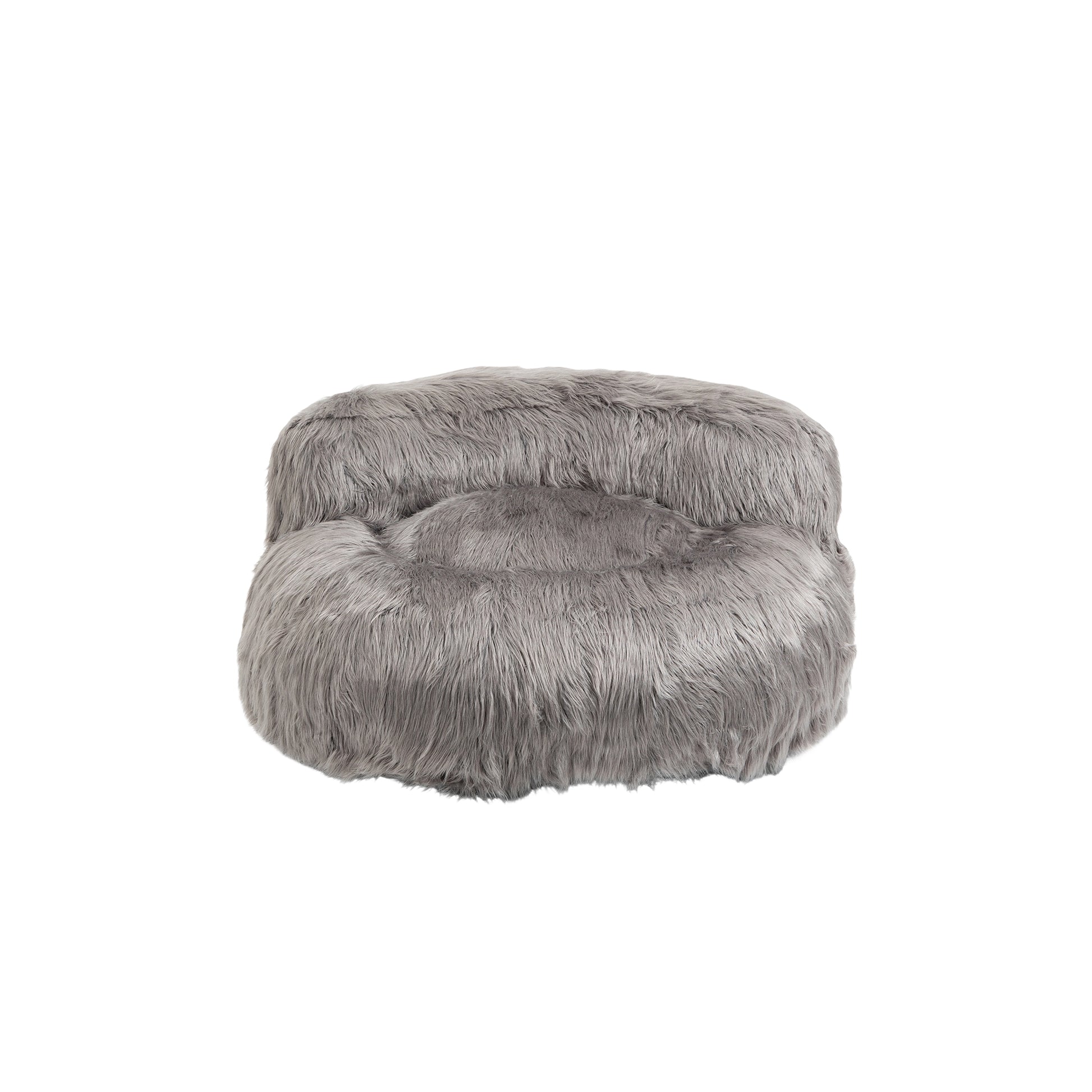 Coolmore Bean Bag Chair, Floor Sofa With Handle,Accent Sofa Chair With Ottoman For Gaming Reading Relaxing Gray Gray Plush