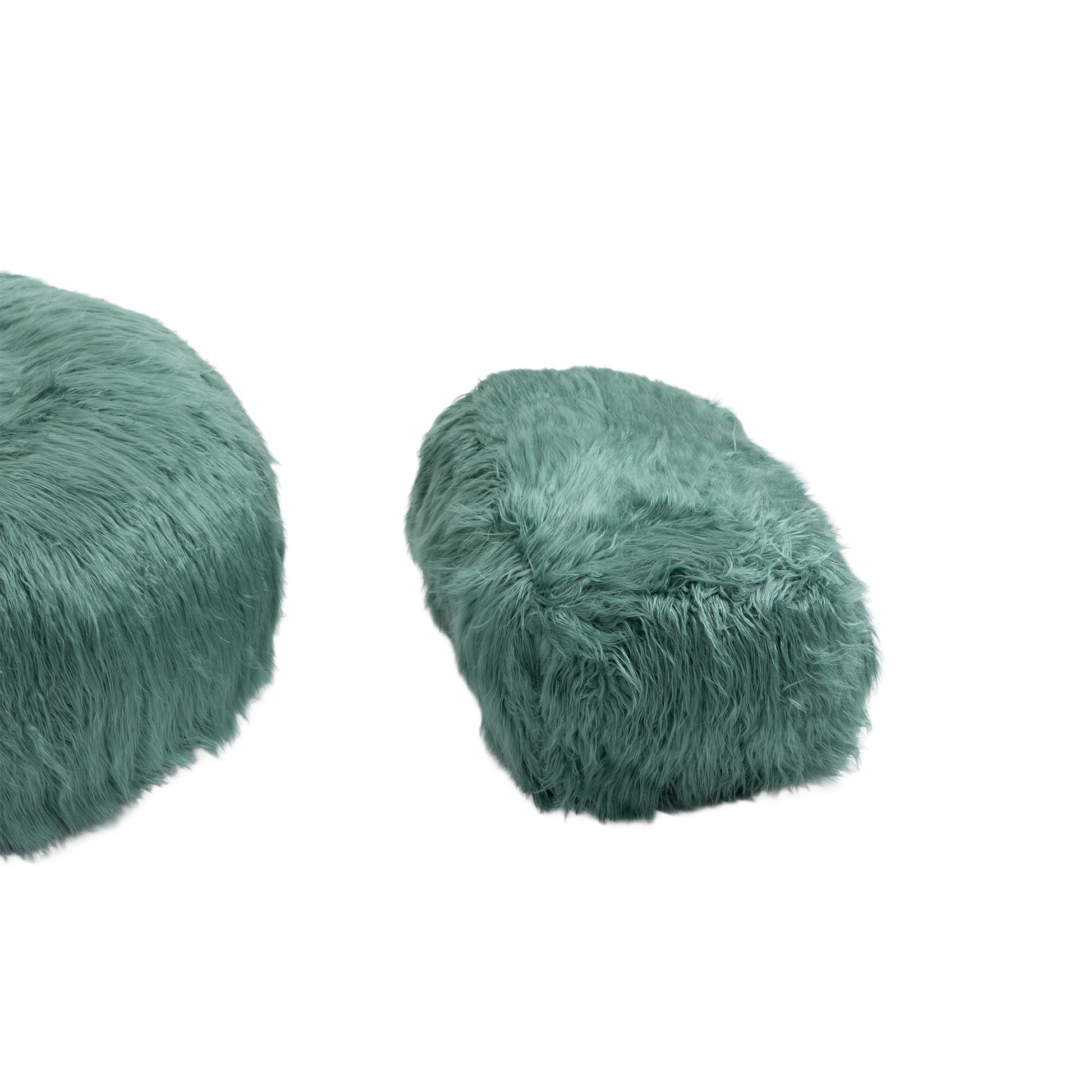 Coolmore Bean Bag Chair, Floor Sofa With Handle,Accent Sofa Chair With Ottoman For Gaming Reading Relaxing Mint Green Mint Green Plush