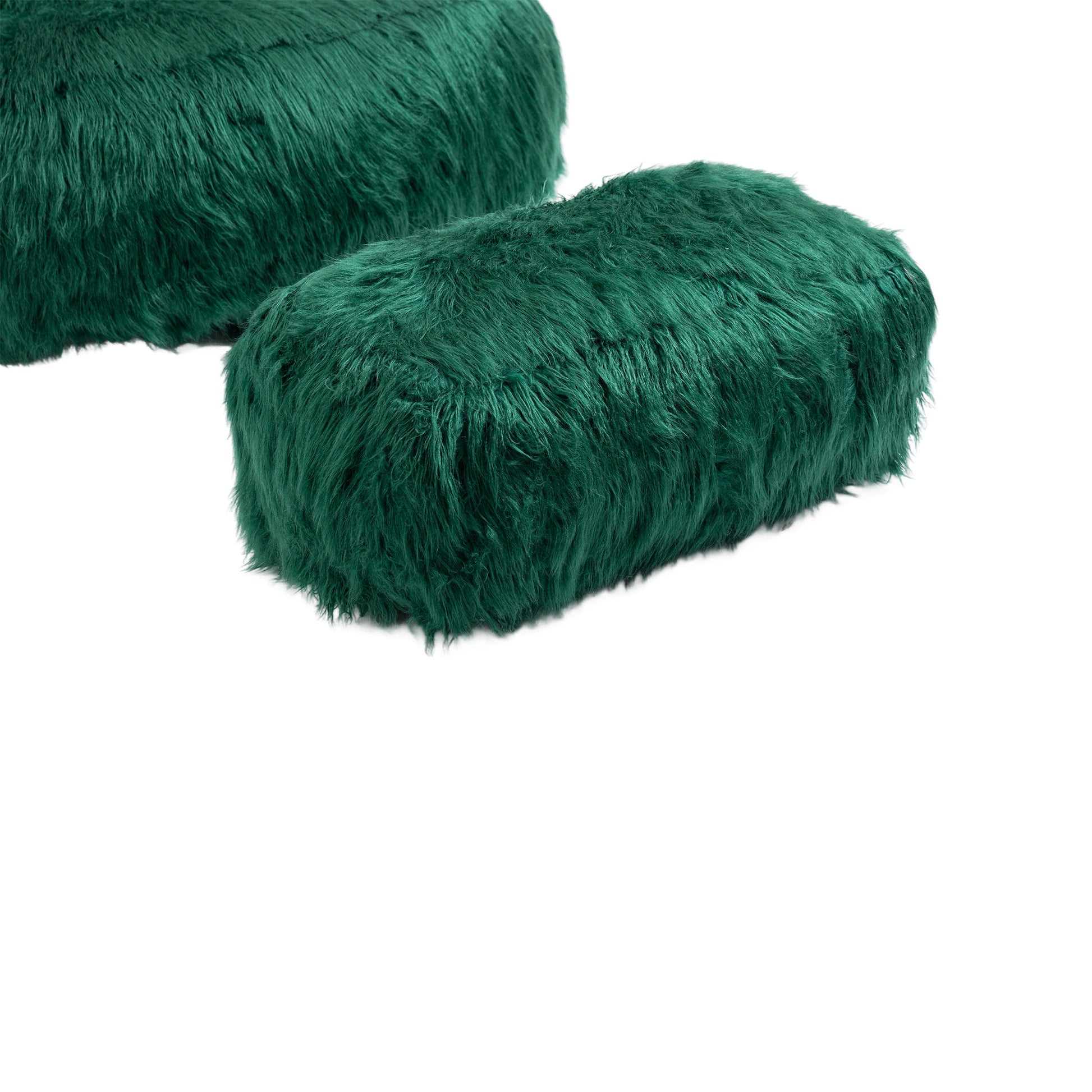 Coolmore Bean Bag Chair, Floor Sofa With Handle,Accent Sofa Chair With Ottoman For Gaming Reading Relaxing Emerald Emerald Foam Plush