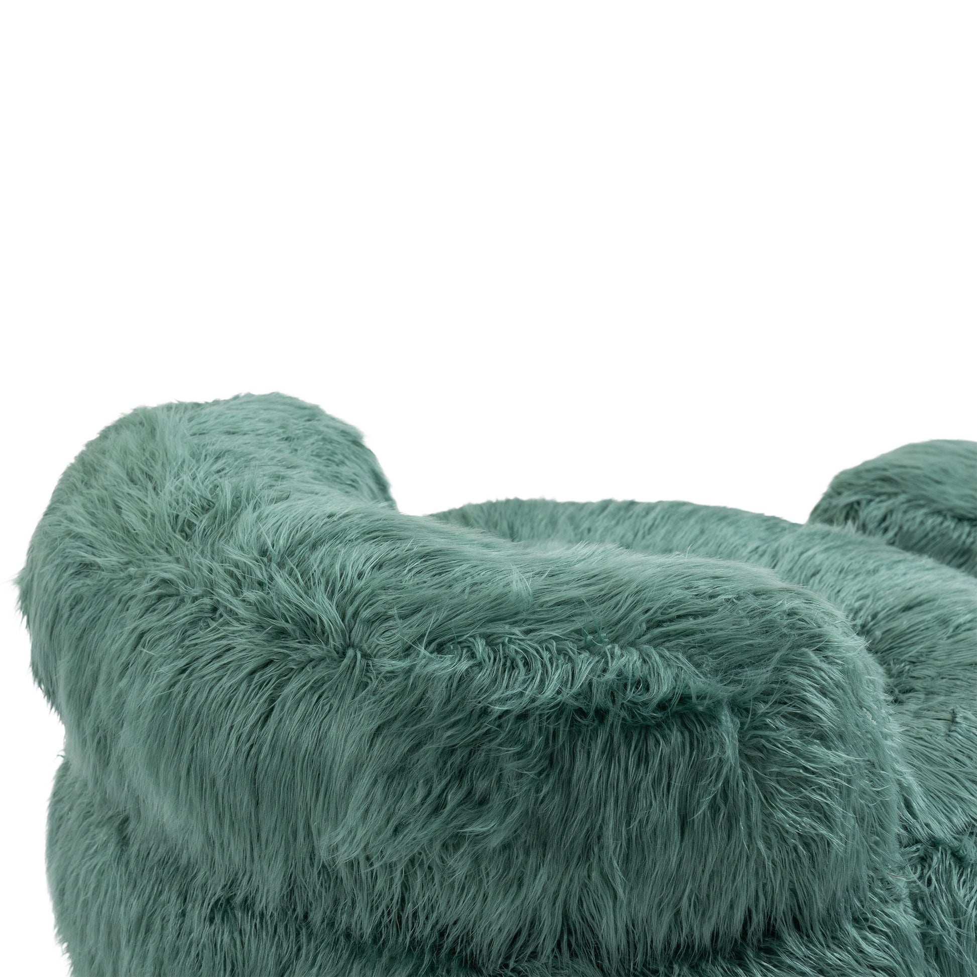 Coolmore Bean Bag Chair, Floor Sofa With Handle,Accent Sofa Chair With Ottoman For Gaming Reading Relaxing Mint Green Mint Green Plush